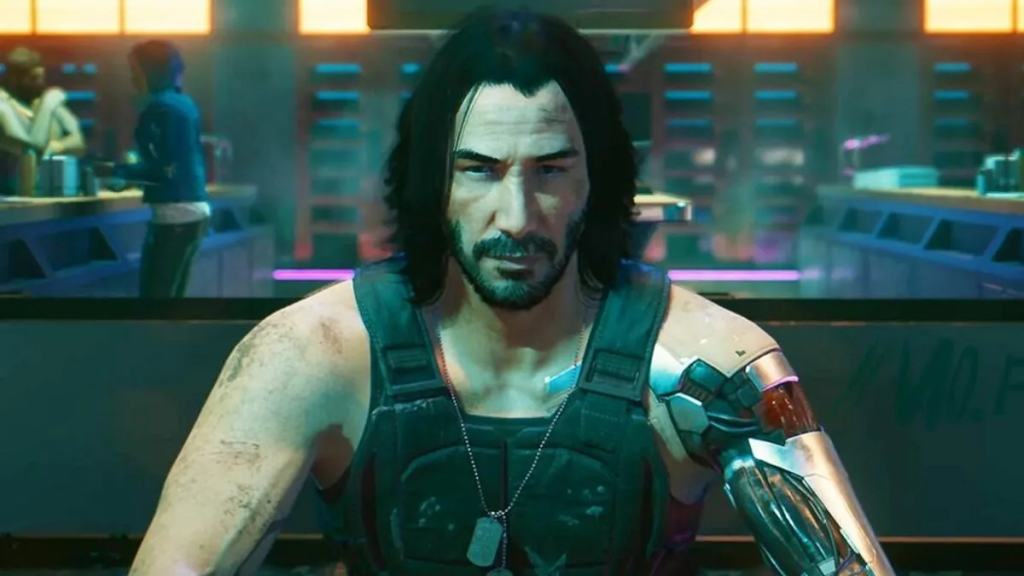 Johnny Silverhand in Cyberpunk 2077