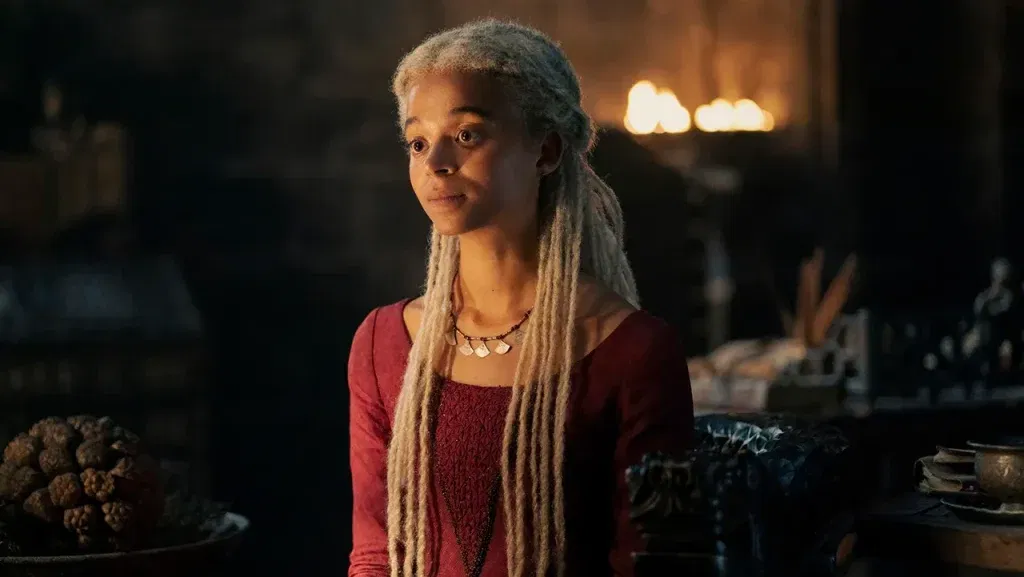 A still of Rhaena Targaryen from House of the Dragon I Max