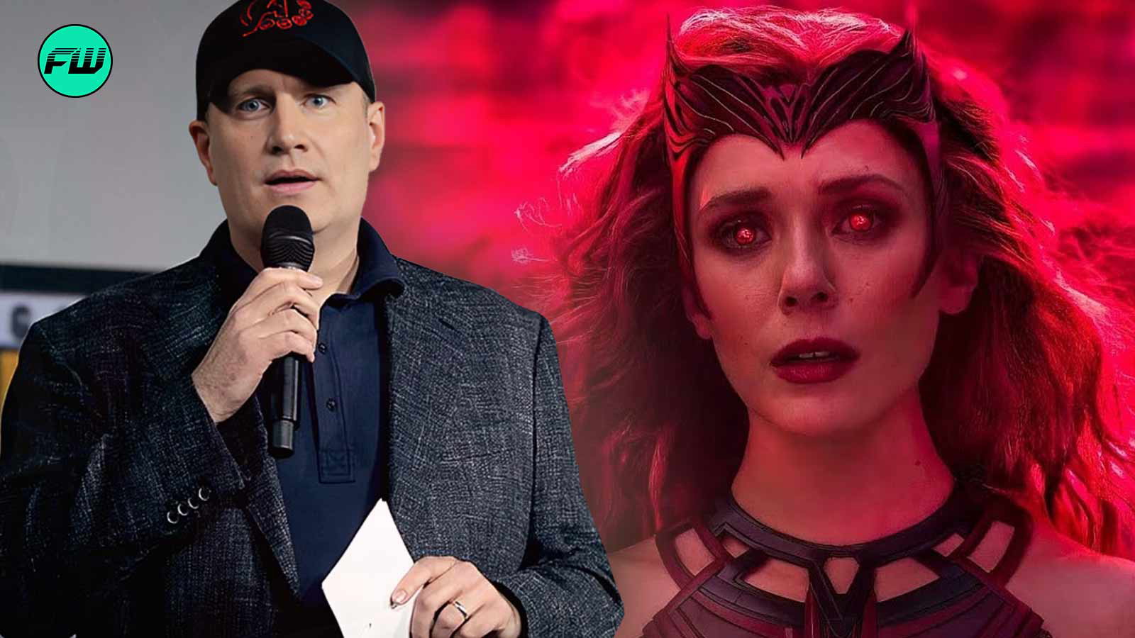 Kevin Feige and Scarlet Witch