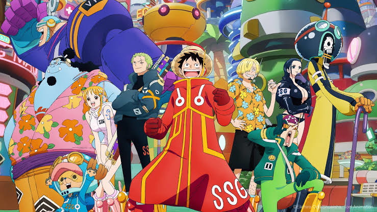 Straw Hat crew in One Piece