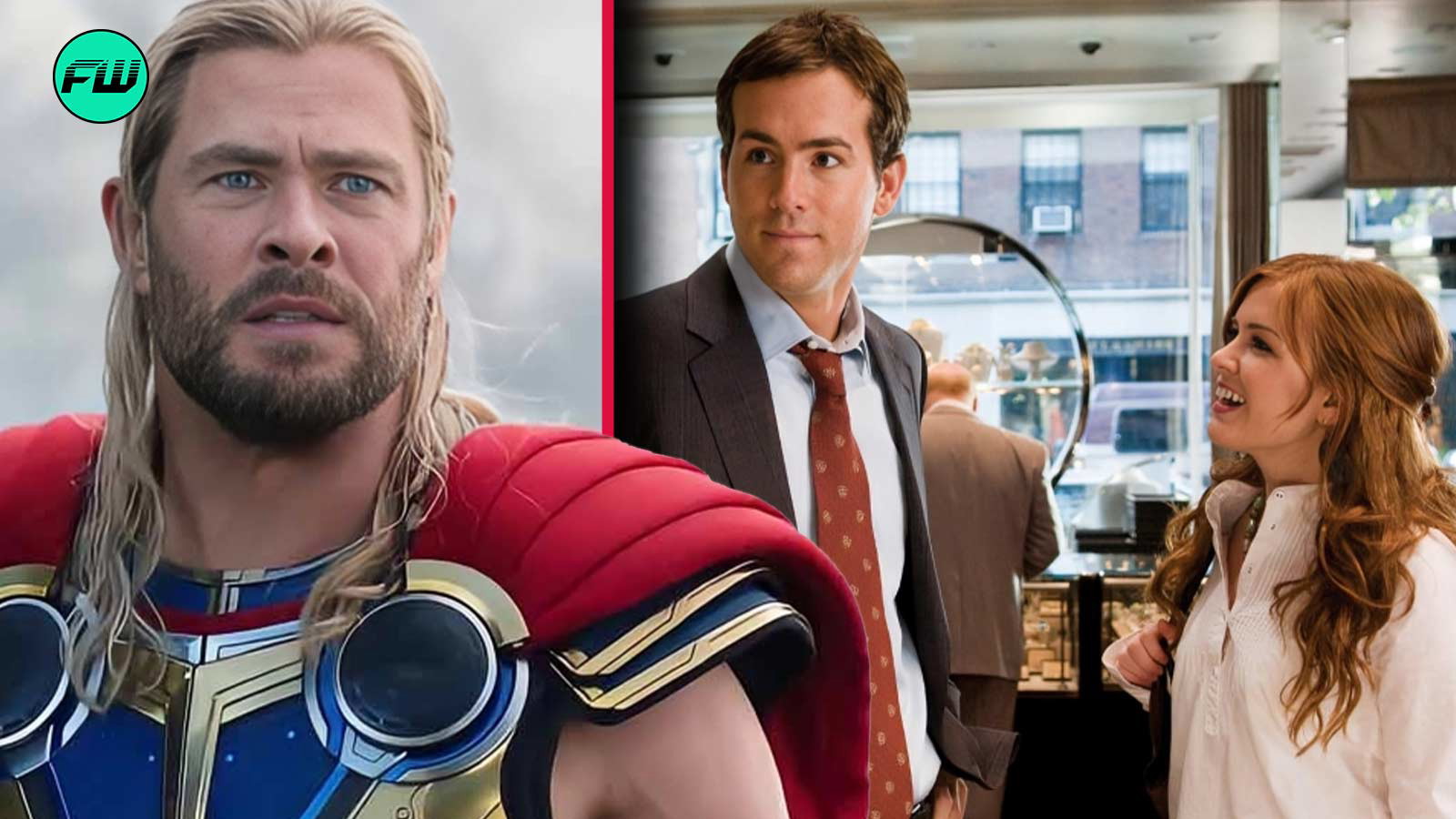 ryan reynolds-isla fisher-chris hemsworth's thor