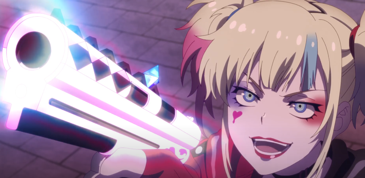 Harley Quinn Firing the Magical Gun in Suicide Squad Isekai Episode 9