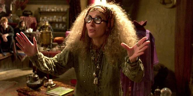 Professor Trelawney in a still from Potter Potter | Warner Bros  