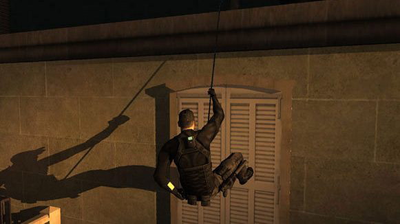 An in-game screenshot of Splinter Cell from Ubisoft.