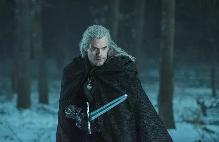 Cavill in The Witcher. | Netflix.