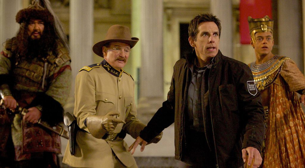 Ben Still and Robin Williams in Night at the Museum