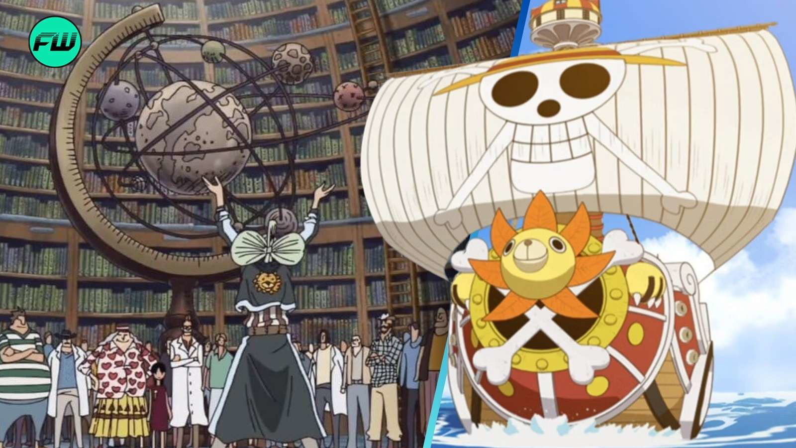 1000 Sunny One Piece World Globe Ohara