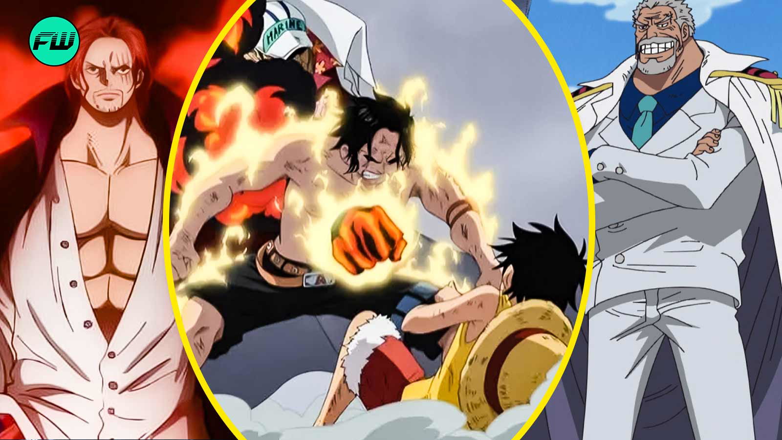 One Piece: Шанксу и Гарпу потребовалась одна названная атака, чтобы стать такой же эффективной, как смерть Эйса в Маринфорде и битве Зоро против Кинга