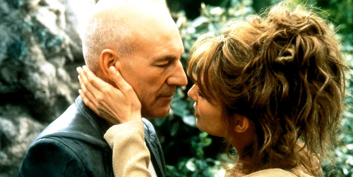 “It was more kind of a sensual exploration”: One Star Trek: The Next Generation Actress Was Pissed Fans Couldn’t See Her Kiss Scene With Patrick Stewart