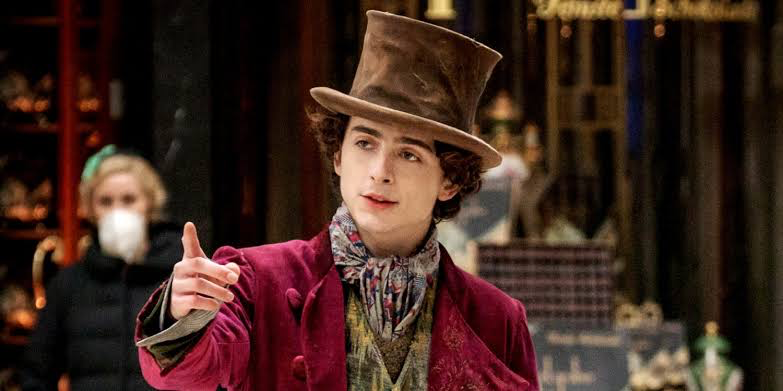 Timothée Chalamet in a still from Wonka | Warner Bros. 