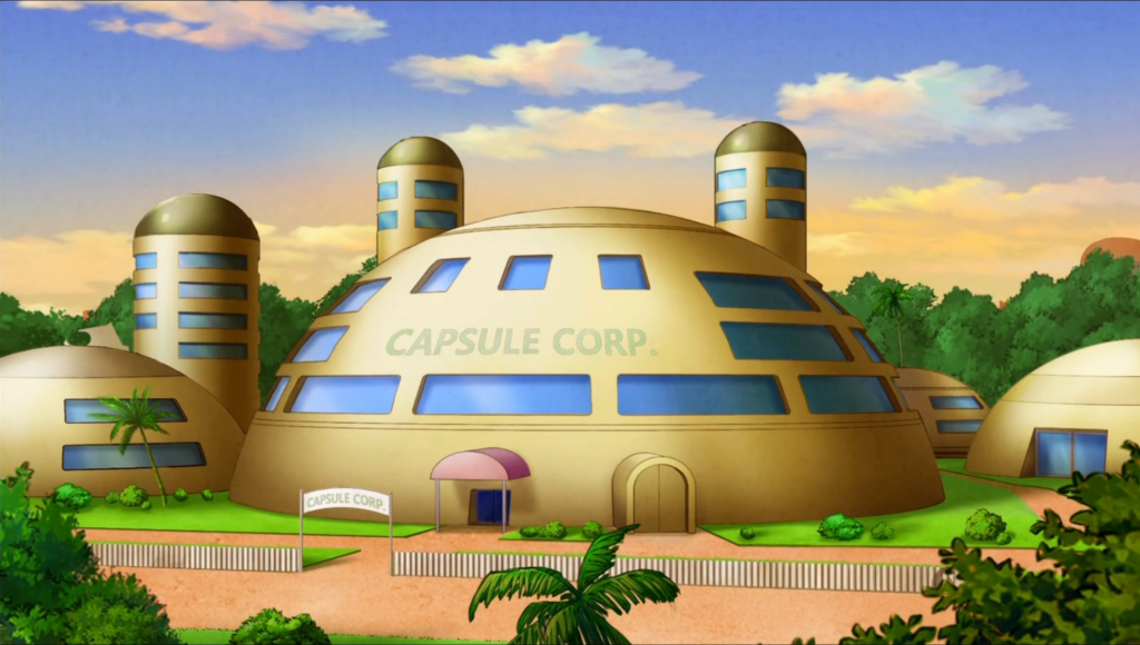 capsule corporation - dragon ball