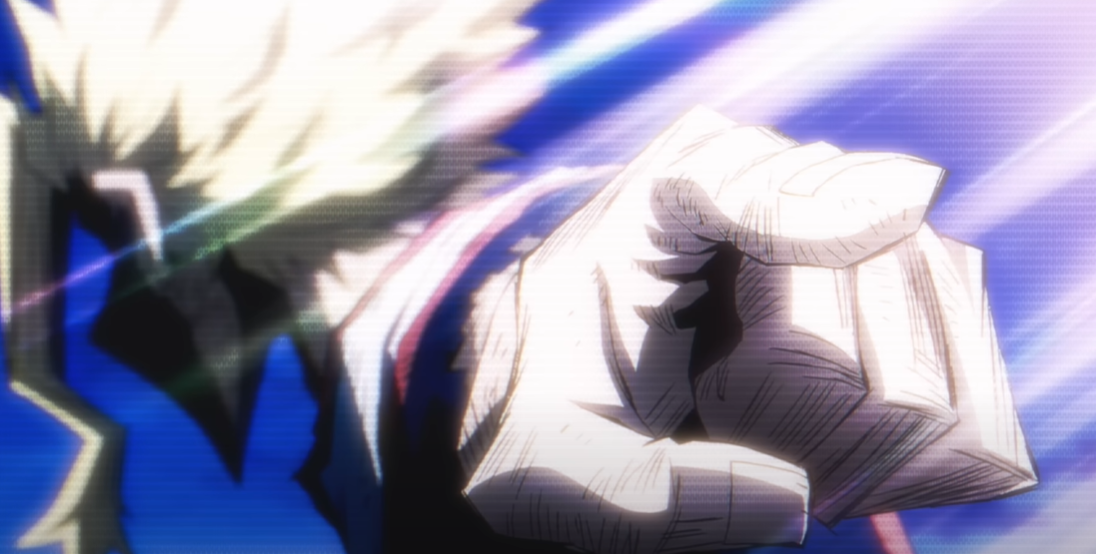 All Might shows "You are next" in Kohei Horikoshi My Hero Academia