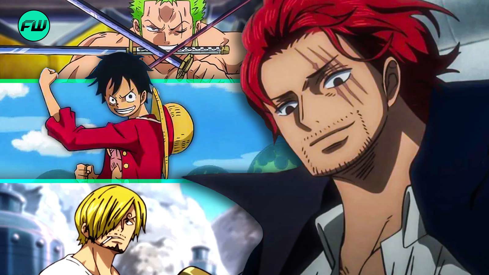 luffy, zoro, sanji, shanks