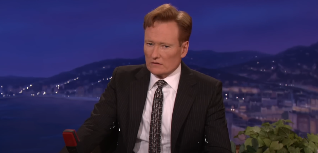 Conan O'Brien in a still from the episode