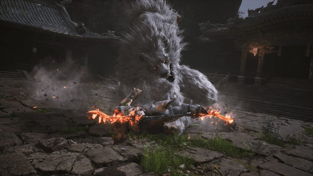 An in-game screenshot of Black Myth Wukong from Game Science.