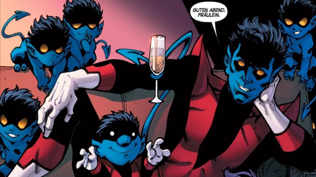 Nightcrawler as seen in Marvel Comics' Nightcrawler #1.