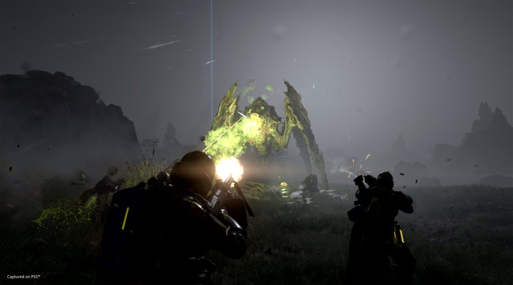 An in-game screenshot from Helldivers 2