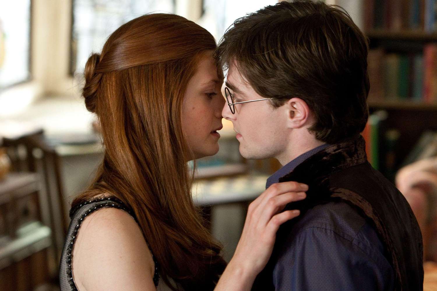 Bonnie Wright and Daniel Radcliffe in Harry Potter and the Deathly Hallows: Part 1 | Credits: Warner Bros