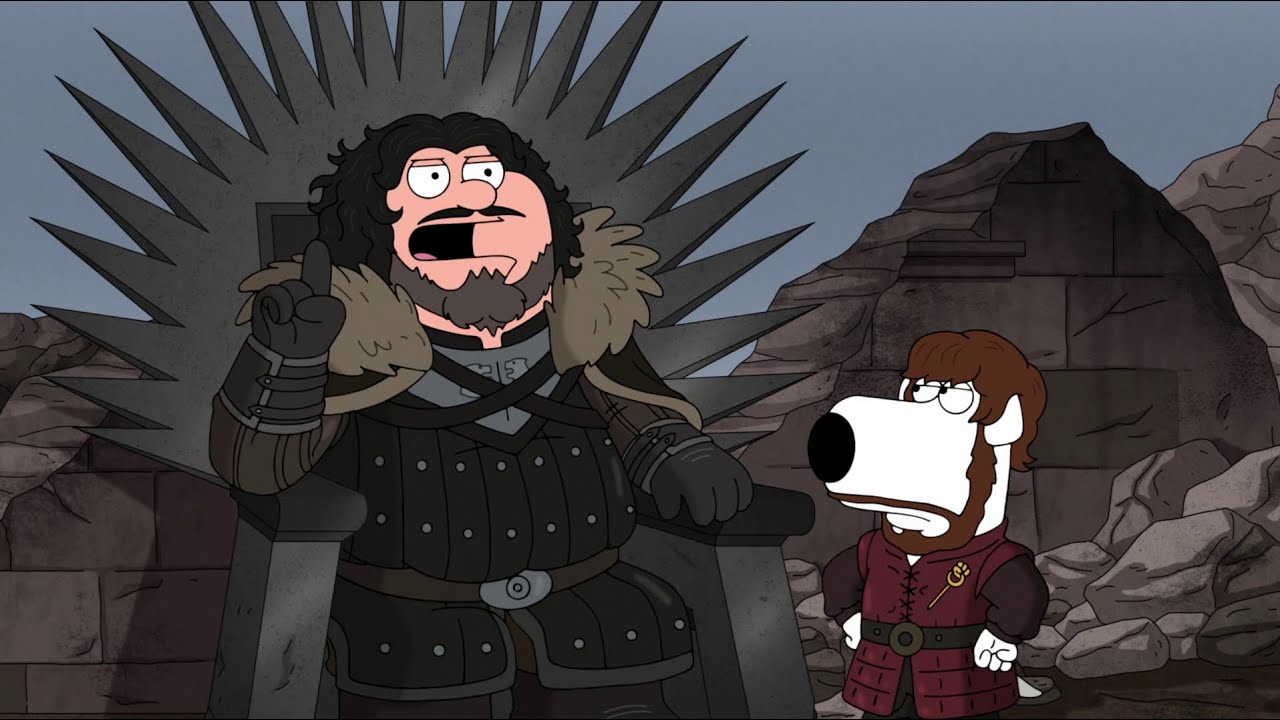 Game of Thrones parody in Family Guy