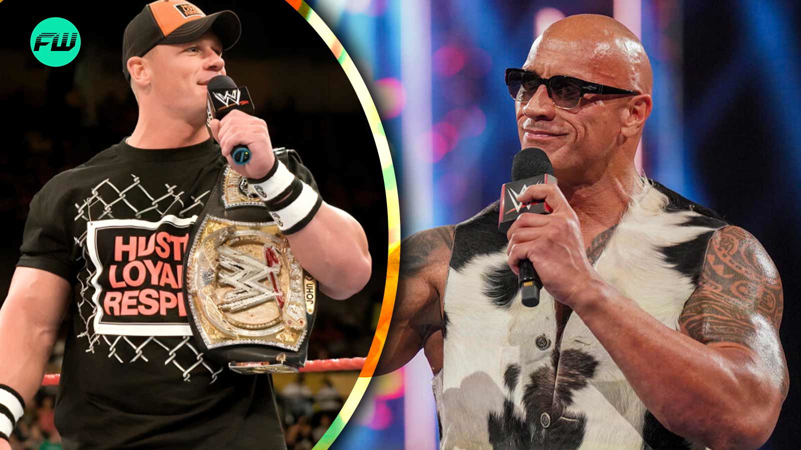 john cena-dwayne johnson-wwe