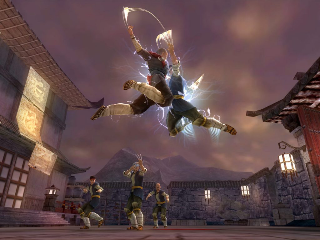 Jade Empire's excellent combat mechanics in action. 