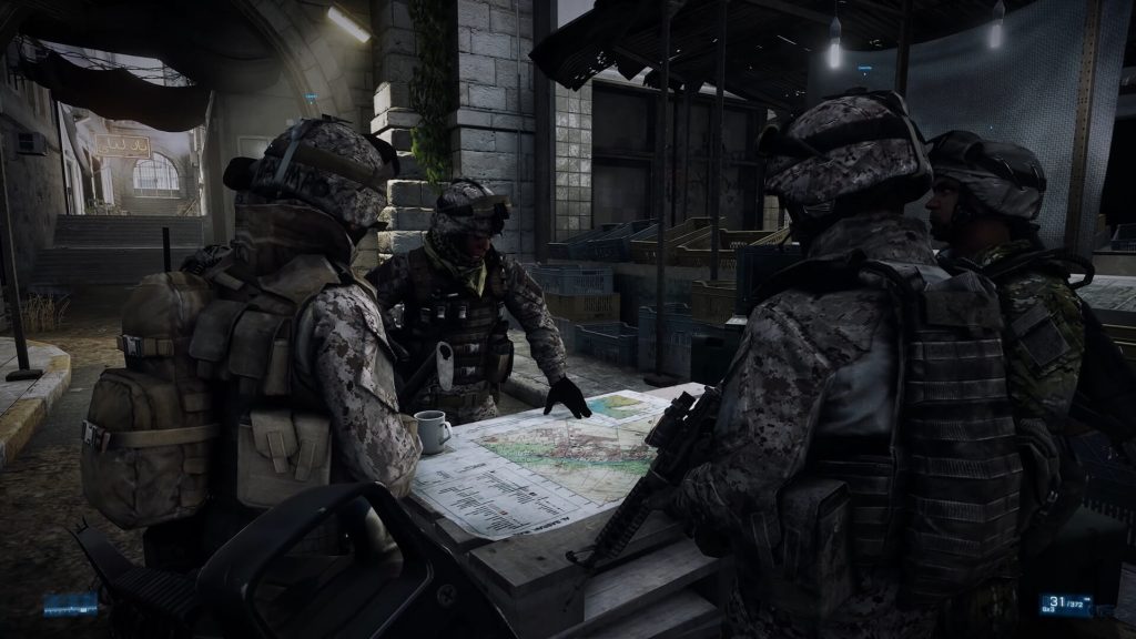 In-game screenshot from Battlefield 3