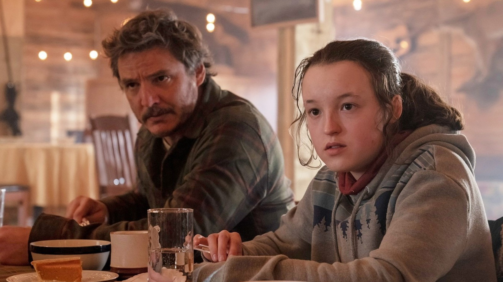 Pedro Pascal and Bella Ramsey in The Last Of Us (image credit: HBO)