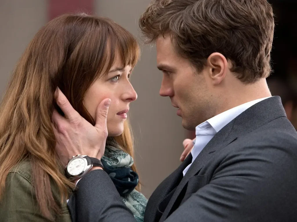 A still from Fifty Shades of Grey