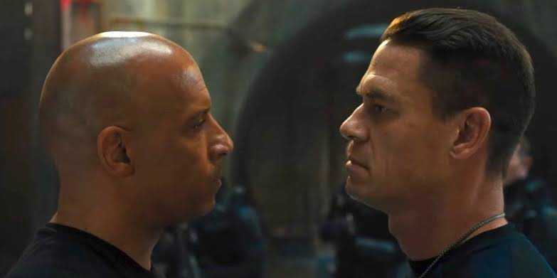 Vin Diesel and John Cena in the Fast & Furious series 