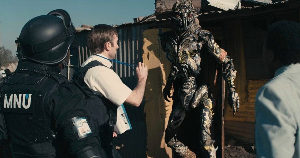 Neill Blomkamp's in the set of The 2009 hit District 9 