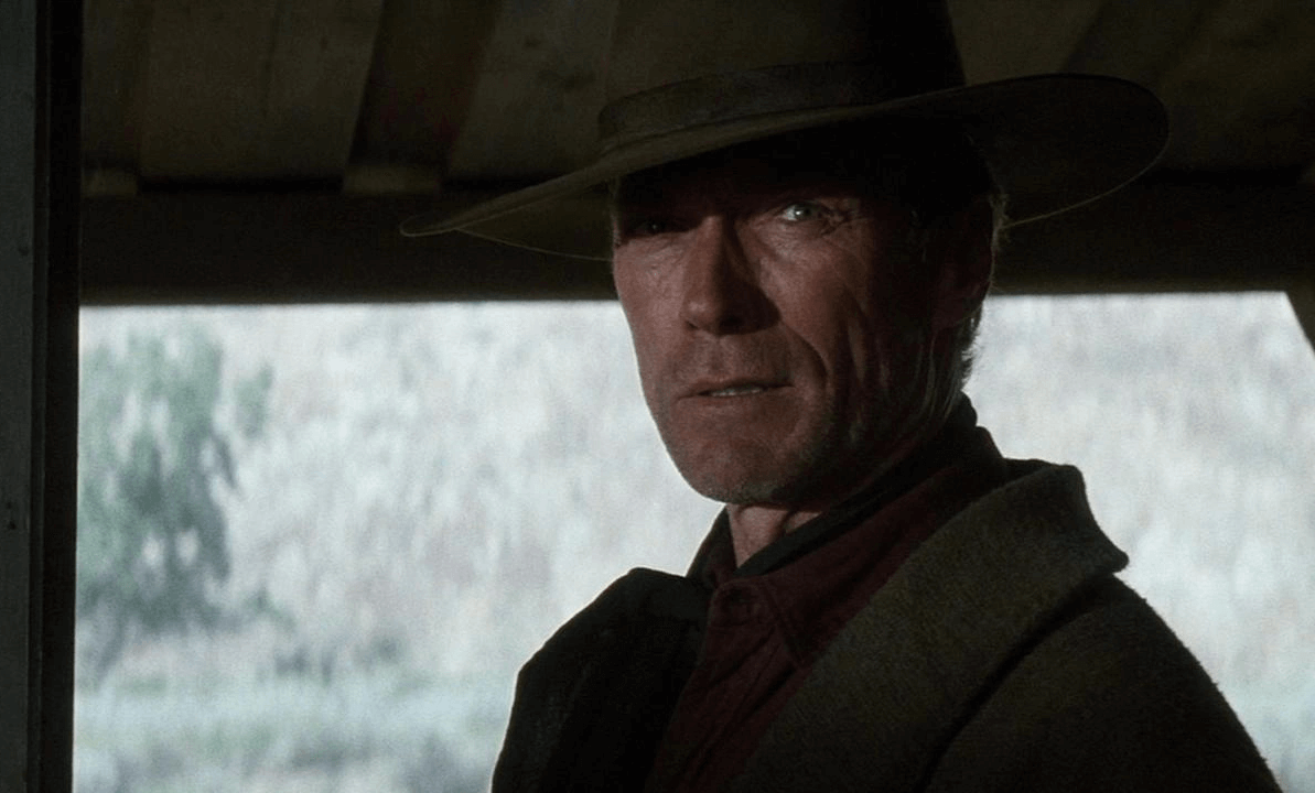 Still of Clint Eastwood in “Unforgiven” (Credits: Warner Bros.)