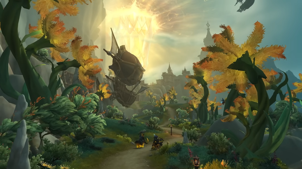 An in-game screenshot of World of Warcraft The War Within DLC from Blizzard.