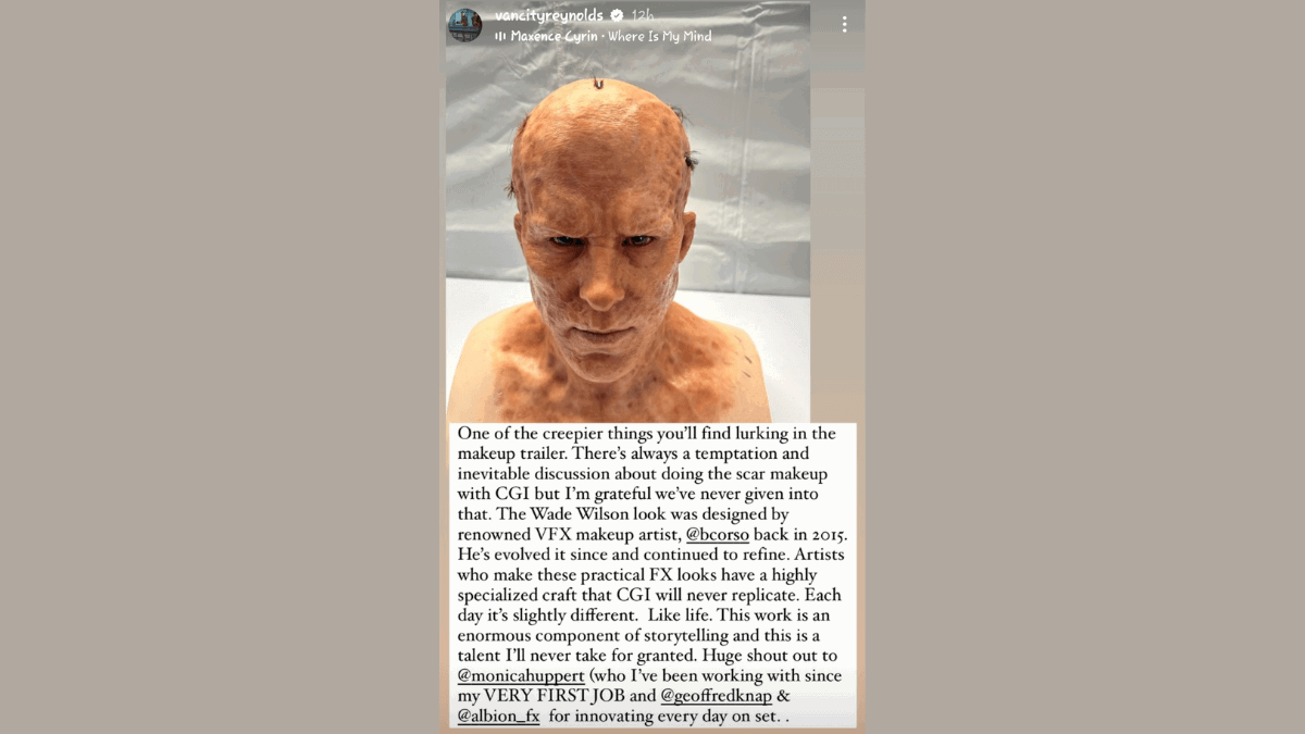 “Artists..that CGI will never replicate”: Ryan Reynolds Bows Down to Unsung Heroes of Deadpool & Wolverine While Refusing to Use VFX For His Creepy Wade Wilson Mask