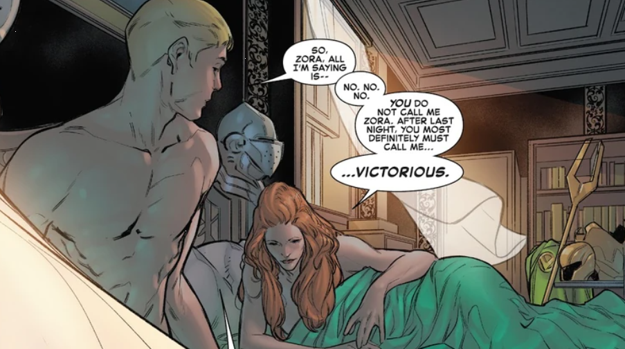 Johnny Storm slept with Zora Vukovic 