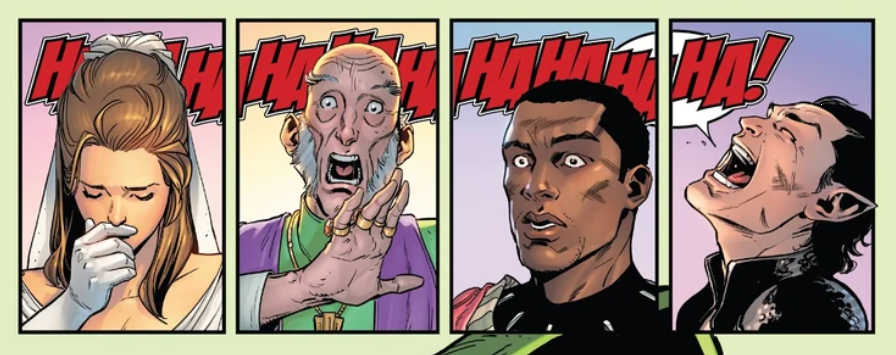 Namor and T'Challa's reactions 