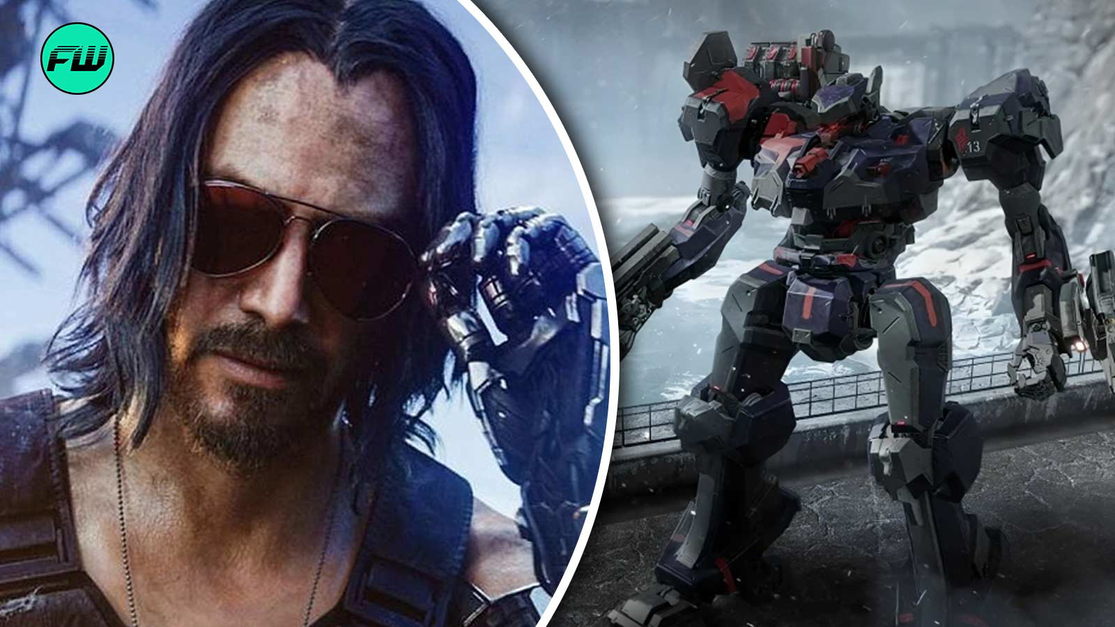 Cyberpunk 2077’s Keanu Reeves Returns to Gaming in Massive Mechanical Fashion for Secret Level Armored Core Appearance