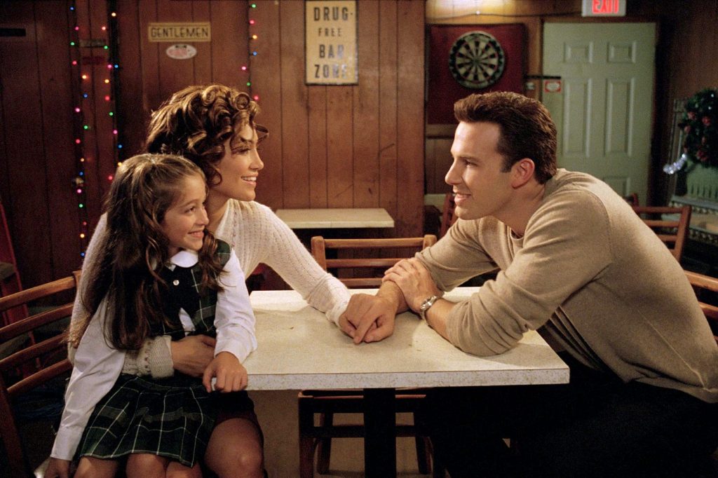 Ben Affleck and Jennifer Lopez in Jersey Girl | Credits: Miramax Films