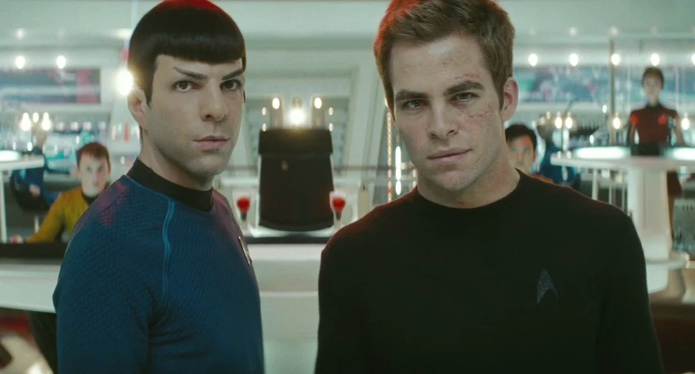 Chris Pine and Zachary Quinto