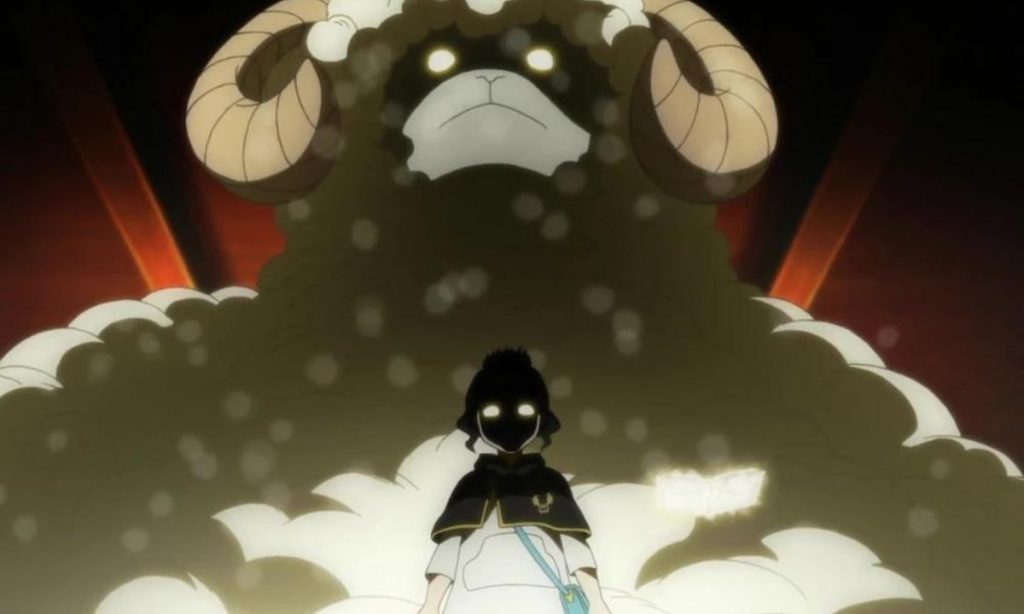 Charmy's Creation Magic Sheep Spell in Black Clover | Credits: Studio Pierrot