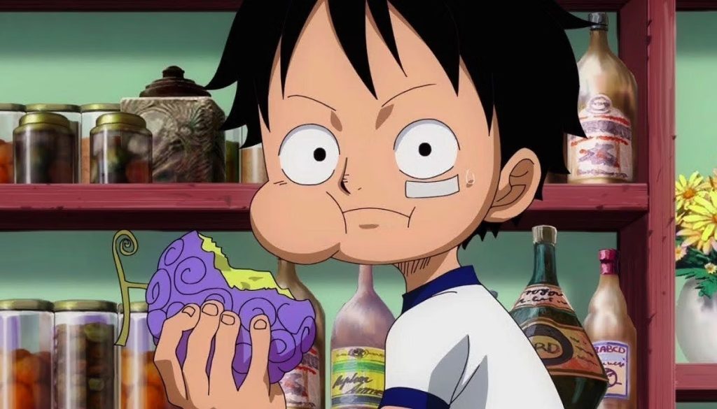 Luffy Eating the Devil Fruit