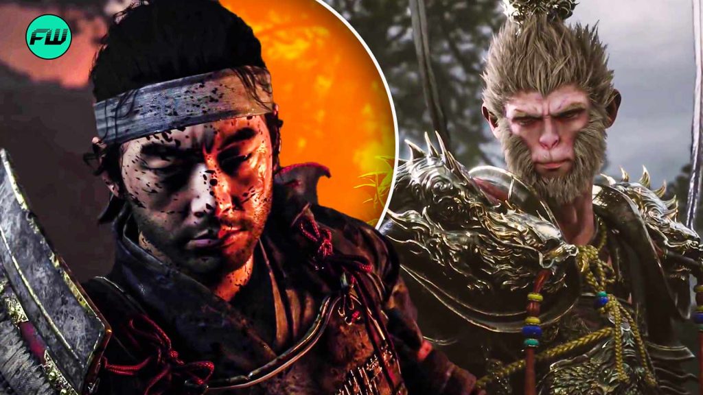 “That goes hard”: Seeing the Ghost of Tsushima Protagonist Jin Sakai In Black Myth Wukong Armor Is a Perfect Combination of Designs