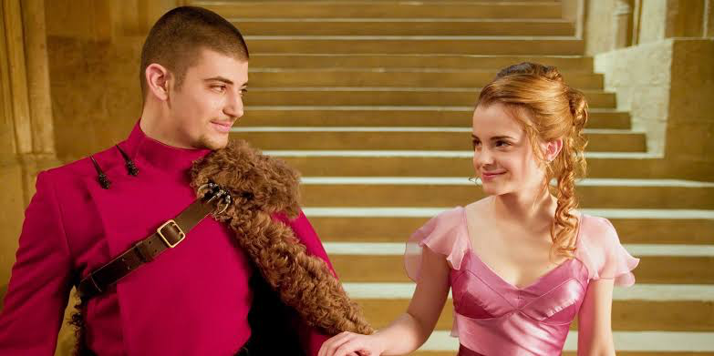 Victor Krum and Hermione Granger during the Yule Ball | Image: Warner Bros.