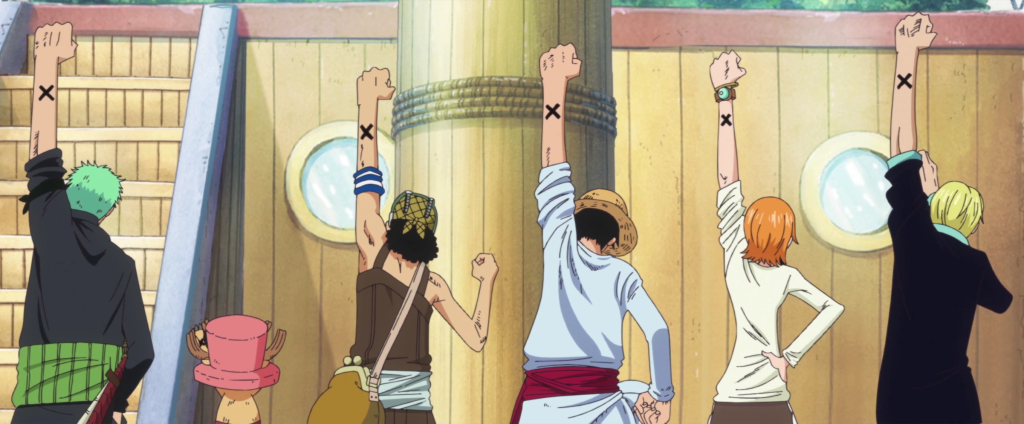 Straw Hat Pirates in One Piece by Eiichiro Oda