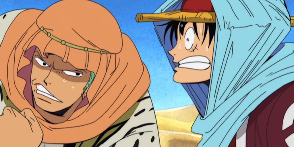 Luffy and Zoro in One Piece