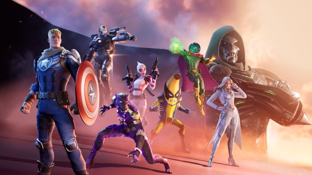 Fortnite's recent season includes Marvel's superheroes.