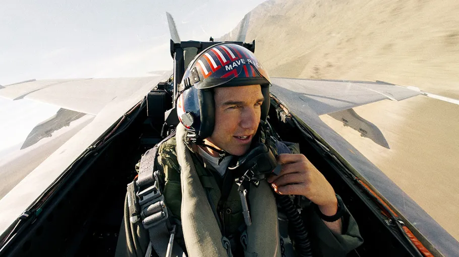 Tom Cruise in a still from Top Gun: Maverick