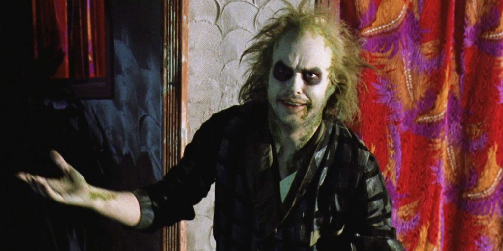 Michael Keaton donned the role of Betelgeuse in Tim Burton’s Beetlejuice.