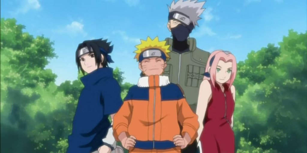 Team 7 in Naruto