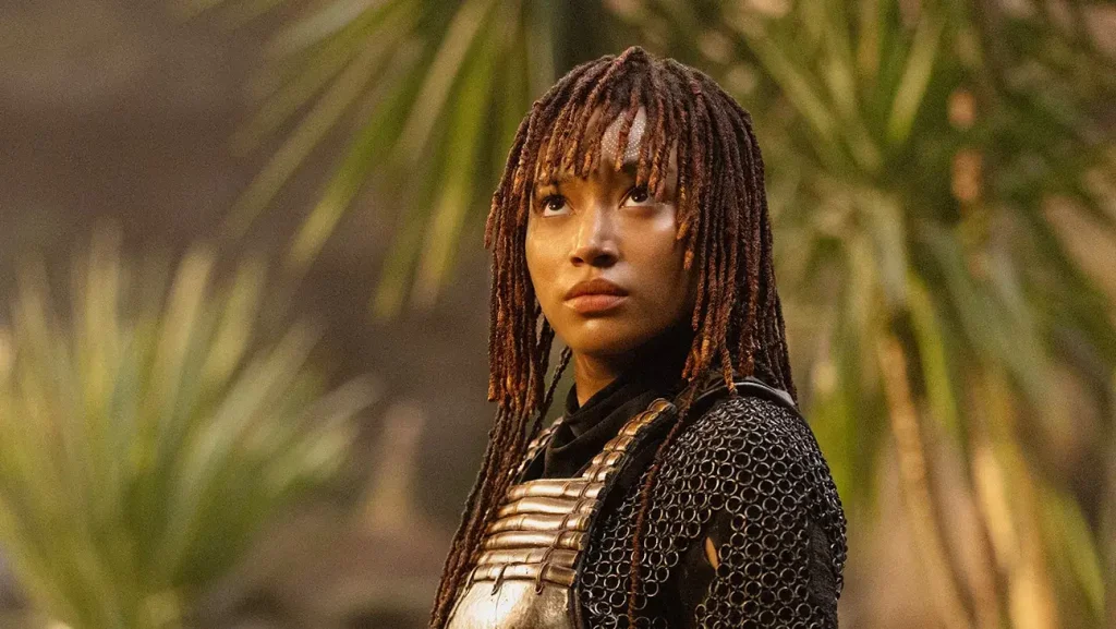 Amandla Stenberg in a still from The Acolyte | Credits: Disney+/Lucasfilm