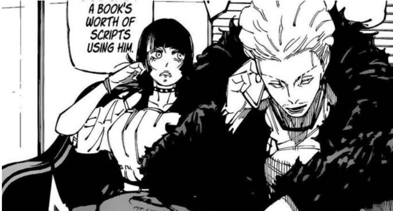 Hakari is speaking on the phone in Jujutsu Kaisen manga 